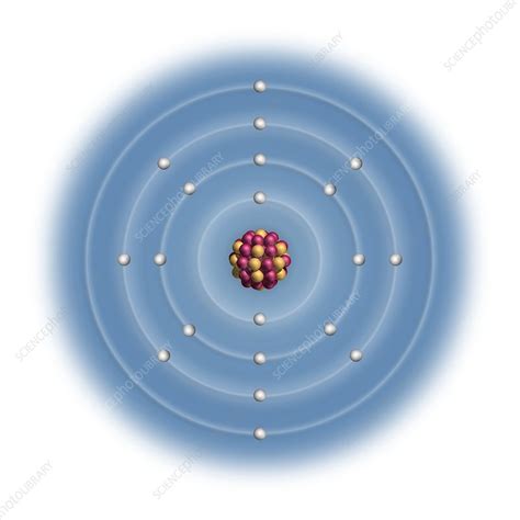 Calcium Atom Model 3d