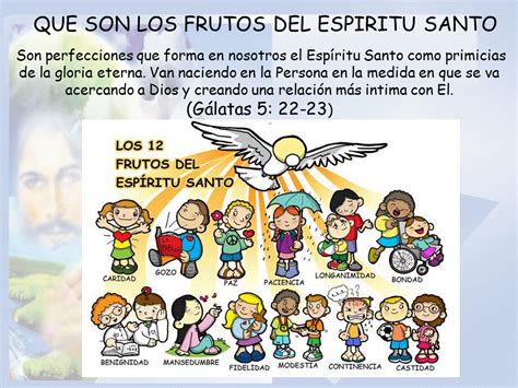 Catequesis de Confirmación: Frutos del Espíritu Santo