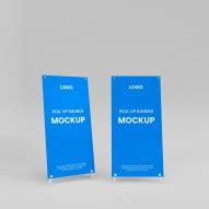 Roll-up Banner Mockup Free Download - Heropik!