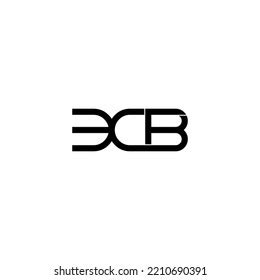 Ecb Lettering Initial Monogram Logo Design Stock Vector (Royalty Free ...