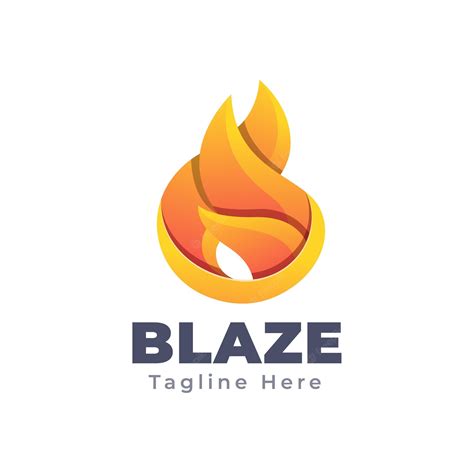 Premium Vector | Blaze Logo Template