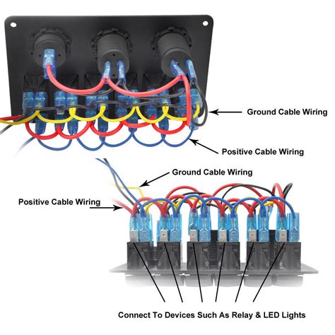 Switch Panel Wiring Diagram 12v - Wiring Diagram