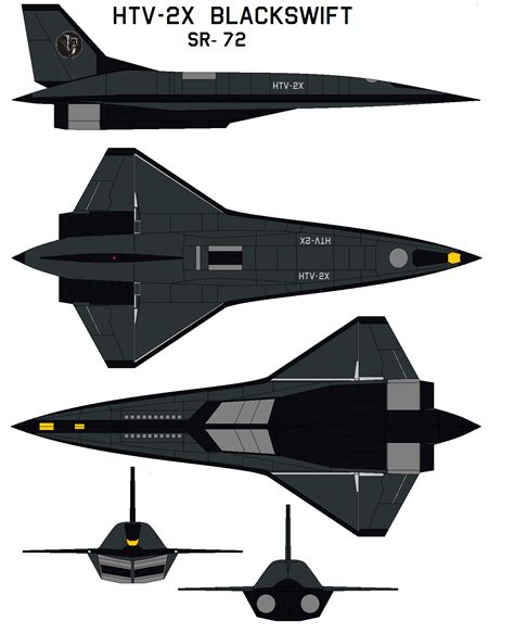 Lockheed Martin HTV-2X Blackswift SR-72 by bagera3005 on DeviantArt