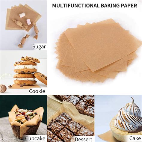 1000 Pcs Unbleached Parchment Paper Baking Sheets, Inches Non-Stick ...