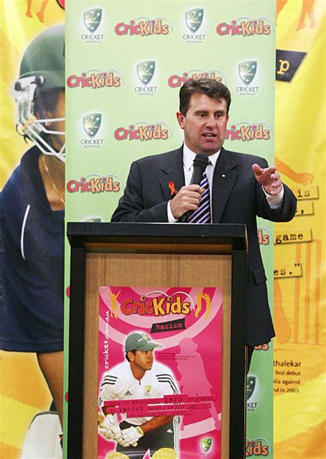 Mark Taylor speaks at a Cricket Australia event | ESPNcricinfo.com