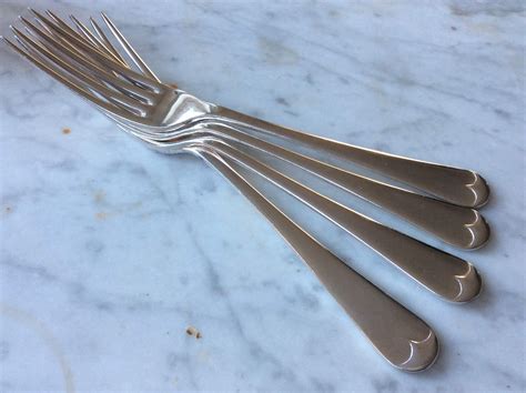 Dinner Forks Old English Pattern Four 103137E - Etsy UK | Vintage ...