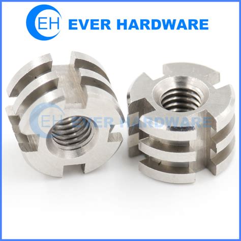 Right Hand Thread Nut Custom Split Stainless Insert Fastener Supplier