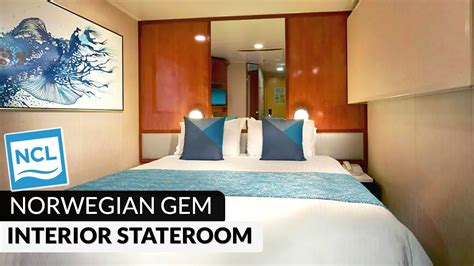 NCL Gem | Interior Stateroom Tour & Review 4K | Norwegian Cruise Lines ...