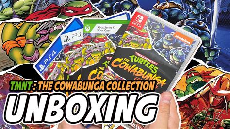 TMNT (Teenage Mutant Ninja Turtles): The Cowabunga Collection (PS4/PS5/Switch/Xbox) Unboxing ...