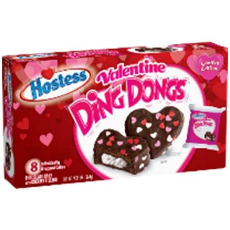 Hostess Ding Dongs Valentine Chocolate Cake With Creamy Filling (9.31 oz) - Instacart