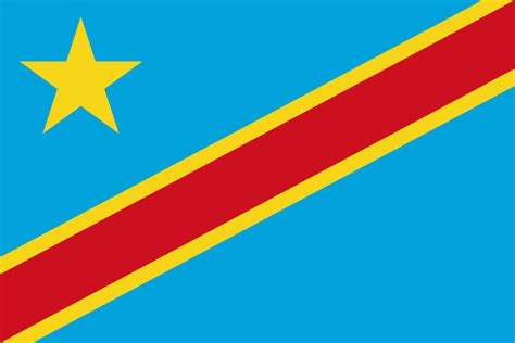 Flag Of The Congo Democratic Republic - The Symbol Of Sereni