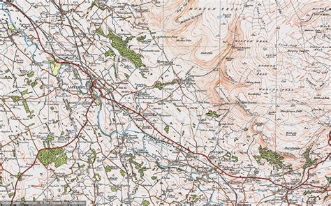 Historic Ordnance Survey Map of Brackenber, 1925