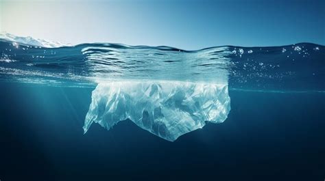 Premium AI Image | Iceberg in Clear Blue Water with Hidden Danger Underwater