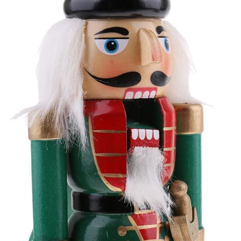 25cm Wood Soldier Nutcracker Puppet Doll Toy Action Figure Gift Decoration | eBay