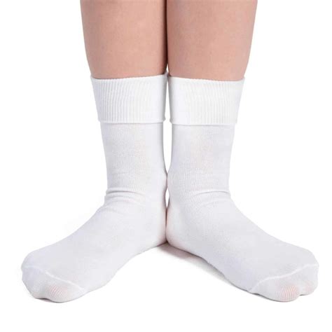 (H) Boy's White Ballet Socks - Duo Dance, The Dance Shoe Shop