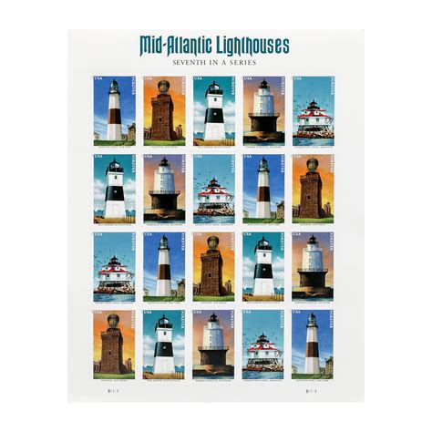 2021 US Lighthouse Forever Stamps - US Stamps Mail Center Online