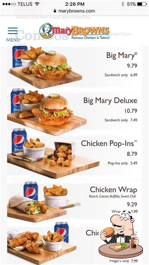 Mary Brown's Chicken, McCallum Junction, 1878 McCallum Rd in Abbotsford - Restaurant menu and ...