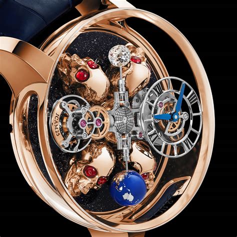 News - Jacob & Co Astronomia Tourbillon Art Static 4 Skulls (Specs, Price)