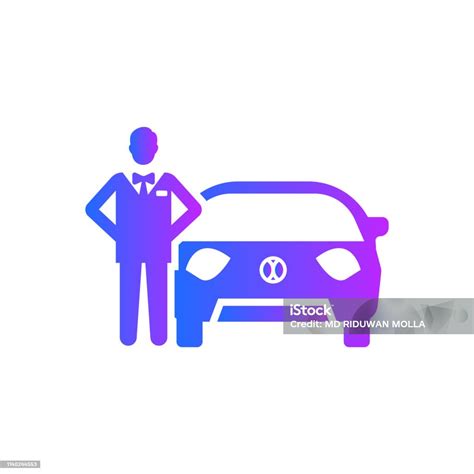 Hotel Car Parking Vector Icon Stock Illustration - Download Image Now ...