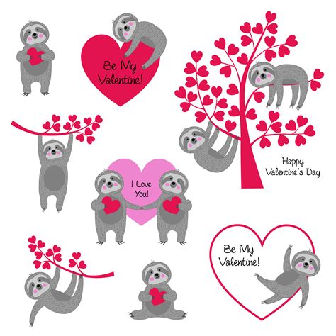 Valentines Sloth Wallpapers - Wallpaper Cave