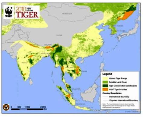 Tiger Habitat Map