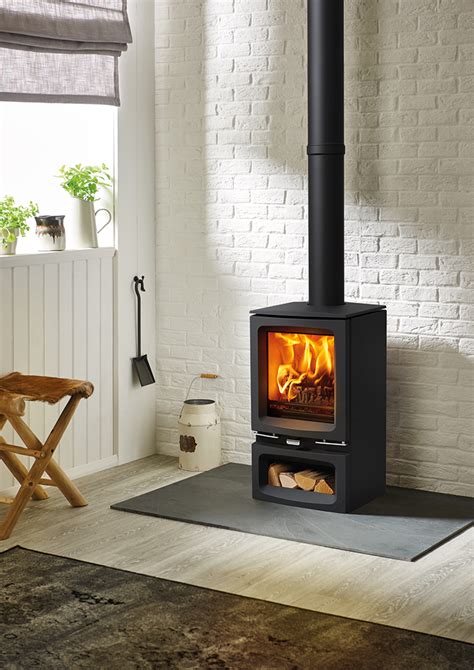 Vogue Small Wood Burning & Multi-fuel Stove - Stovax Contemporary Stoves