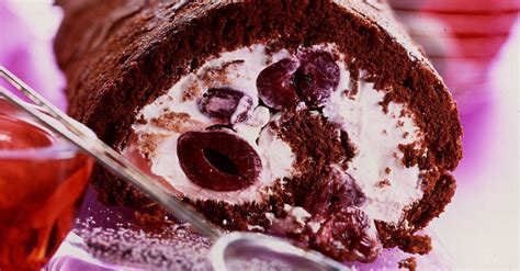 Cherry & Chocolate Roulade | Egg Recipes