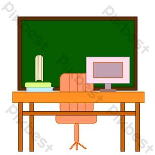 Classroom Tables,Chairs And Benches PNG Images | PSD Free Download - Pikbest