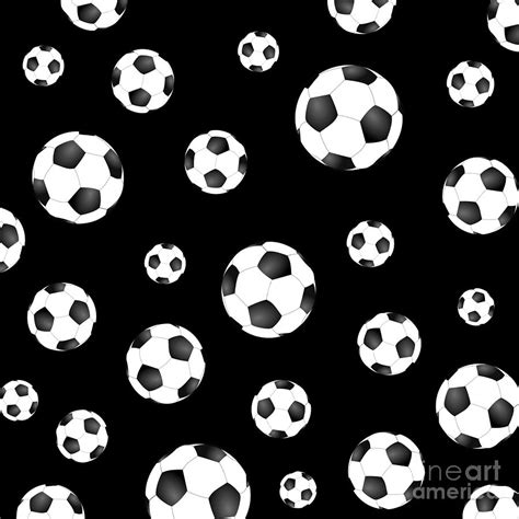 Soccer Ball Pattern Digital Art by Li Or