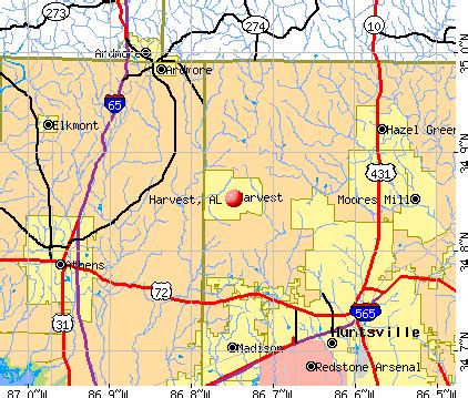 Harvest, Alabama (AL 35749, 35773) profile: population, maps, real estate, averages, homes ...