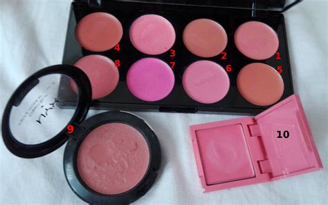 some cream blush swatches : PaleMUA