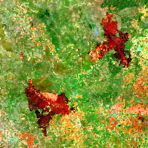 Texas Wildfires 2011 | NASA Landsat 5 image of Texas acquire… | Flickr