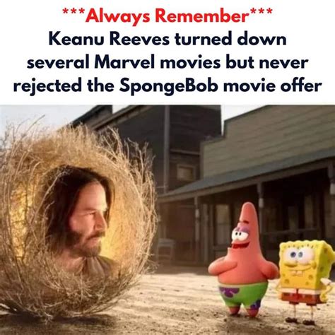 Keanu reeves in spongebob movie : r/Keanu_Memes