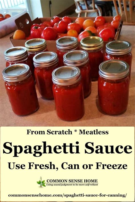 Home canned spaghetti sauce – Artofit