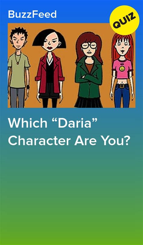 Which “Daria” Character Are You? | Daria characters, Daria, Character