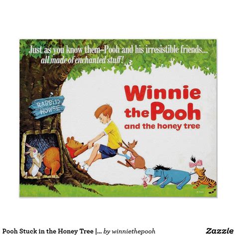 Pooh Stuck in the Honey Tree | Movie Poster | Zazzle | Cheap baby ...