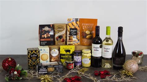 Luxury Christmas Box Hamper with Prosecco & Wine - Sunrange