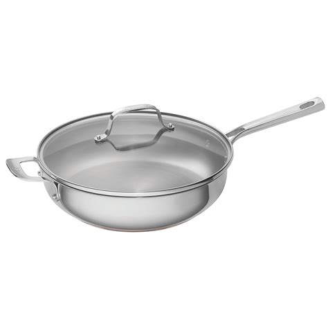 Emeril Lagasse Stainless Steel Copper Core Covered Deep Saute Pan, 5 ...