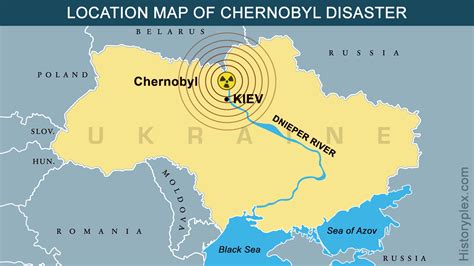 Where Is Chernobyl Located On A Map