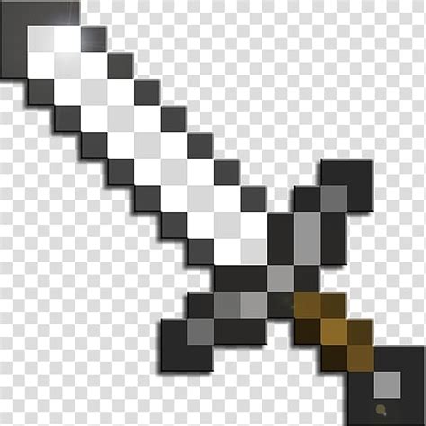 Minecraft Iron Sword Pixel Art