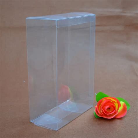 5*10*25cm Large clear plastic box 20PCS/LOT Transparent clear gift candy box square display ...