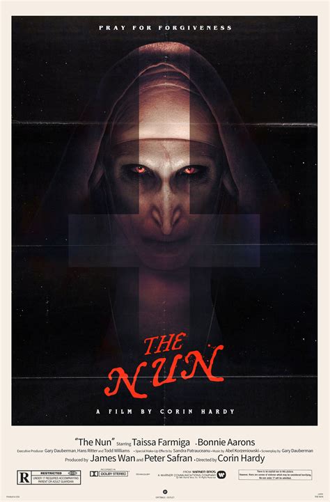 Retro "The Nun" poster [oc] | Horror movie art, Horror movie icons, Scary movies