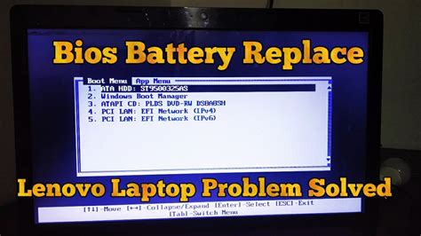 Lenovo Laptop Bios Battery Replacement | Bios Error Problem Solving ...