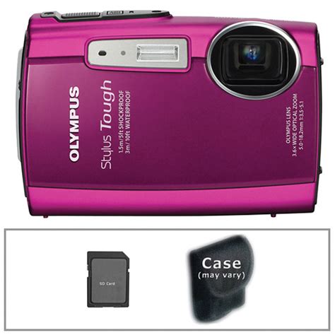 Olympus Stylus Tough 3000 Digital Camera with Basic Accessory