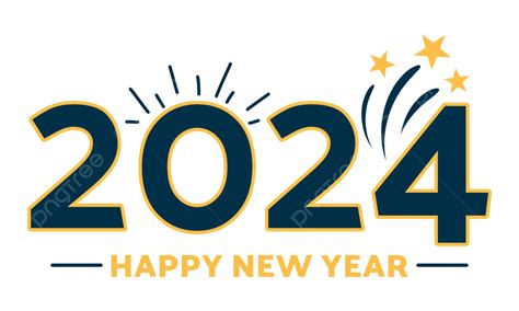 Happy New Year 2024, 2024 Clipart, Happy New Year 2024 Clipart, Happy New Year PNG Transparent ...