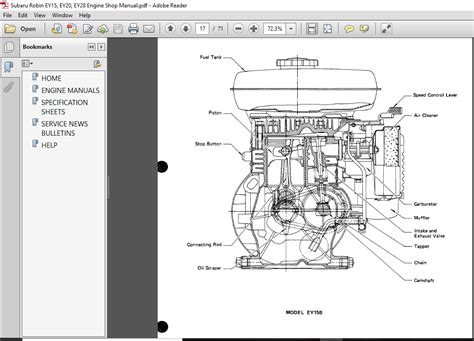 Subaru Robin EY15, EY20, EY28 Engine Shop Manual - PDF DOWNLOAD - HeyDownloads - Manual Downloads