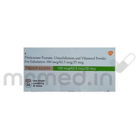 Buy Trelegy Ellipta Inhaler Online: Uses, Price, Dosage, Instructions ...