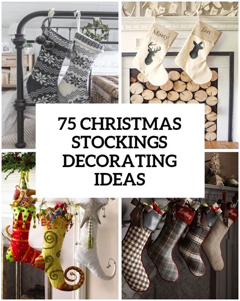 Picture Of christmas stockings decorating ideas