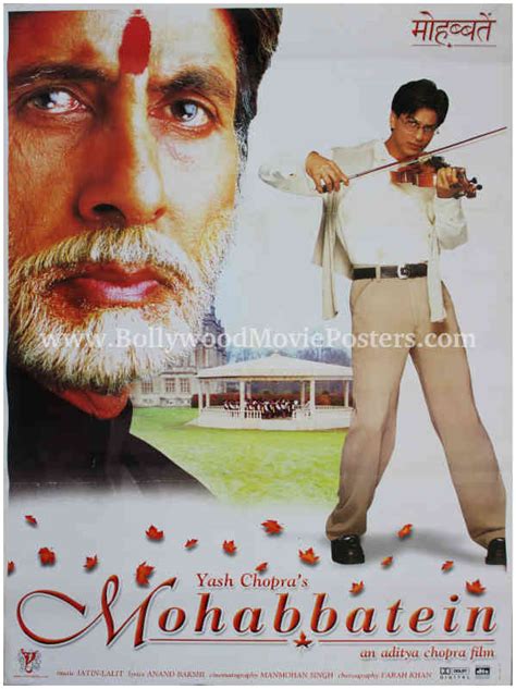 Amitabh Bachchan old movie posters Mohabbatein