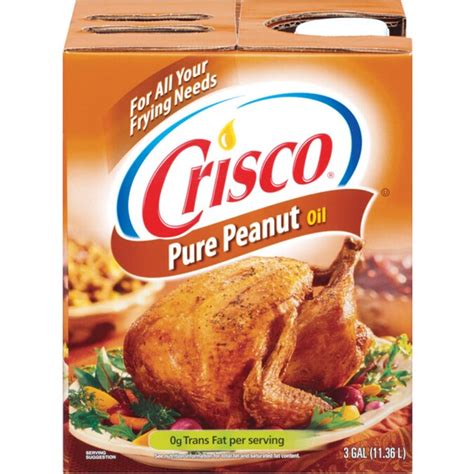 Crisco 3-Gallon Peanut Oil in the Frying & Cooking Oils department at ...